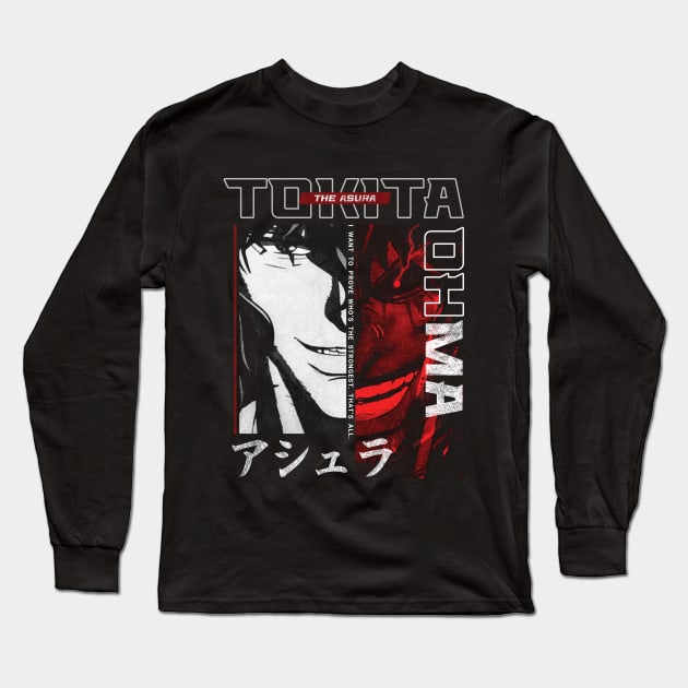 The Asura Ohma Tokita Kengan Anime Manga Long Sleeve T-Shirt by JPNDEMON